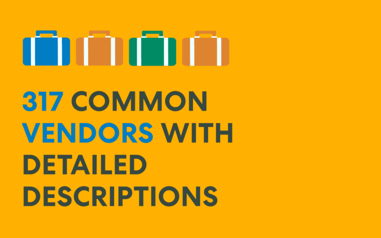 Example Vendor Registry for ISO 27001